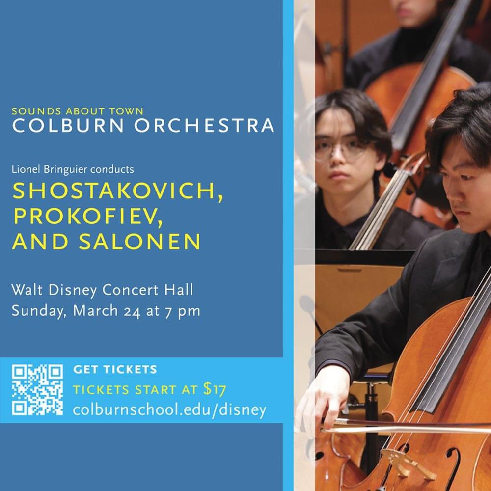 This Sunday at Walt Disney Concert Hall in Los Angeles! @ColburnSchool