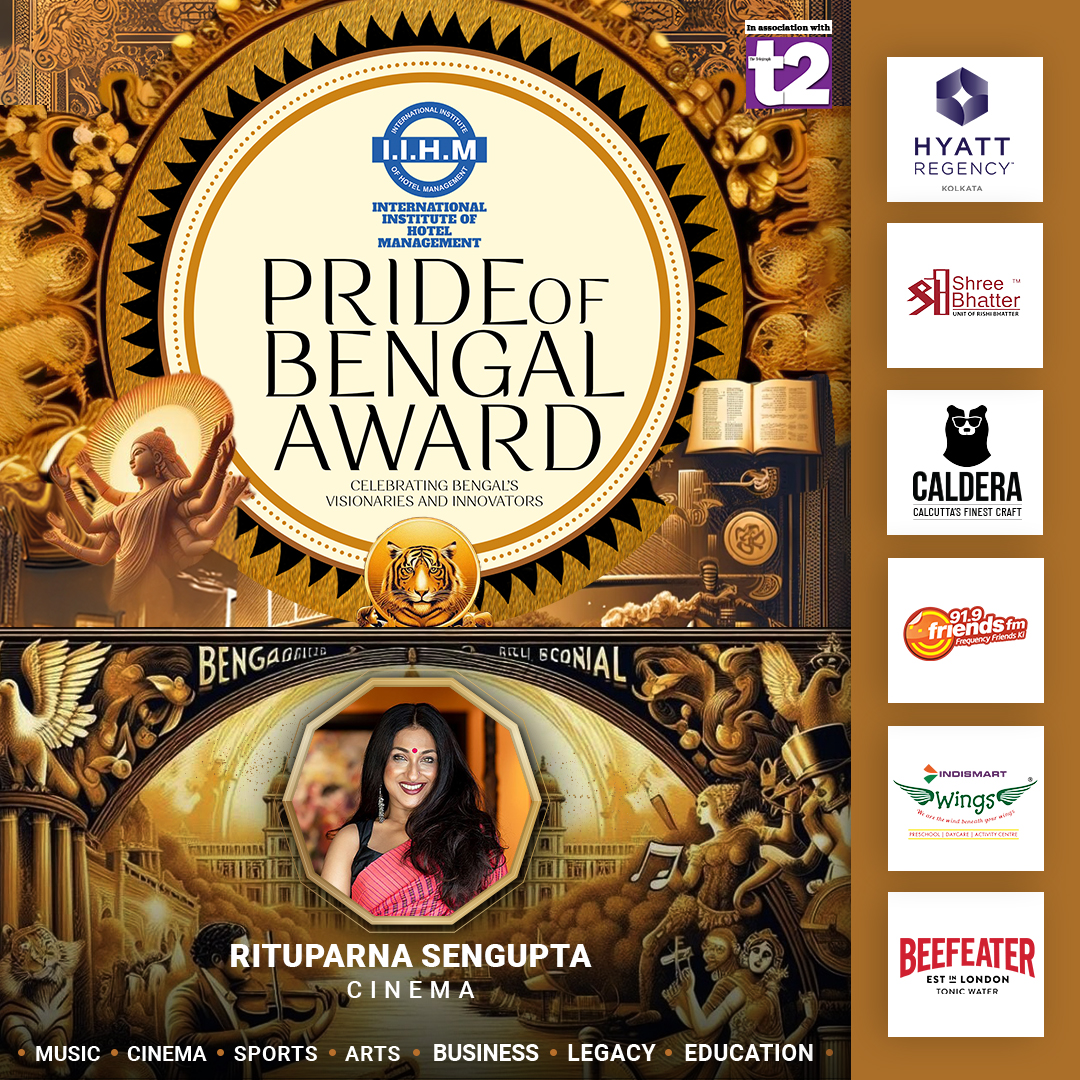🌟Celebrating Excellence🌟 Congratulations to Rituparna Sengupta, an exceptional #actress & producer known for her works in Bengali, Odia, & Hindi #cinema, on receiving the prestigious 2024 Pride of Bengal Award! 🎉 #PrideOfBengal #iihm #iihmhotelschools #kolkata #bengal #awards