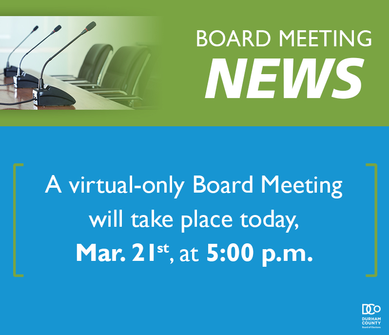 A virtual-only Board Meeting is taking place today at 5:00 p.m. To watch live, view the agenda, or submit a public comment, please visit the Board Meetings page of our website here -> dcovotes.com/public-informa…