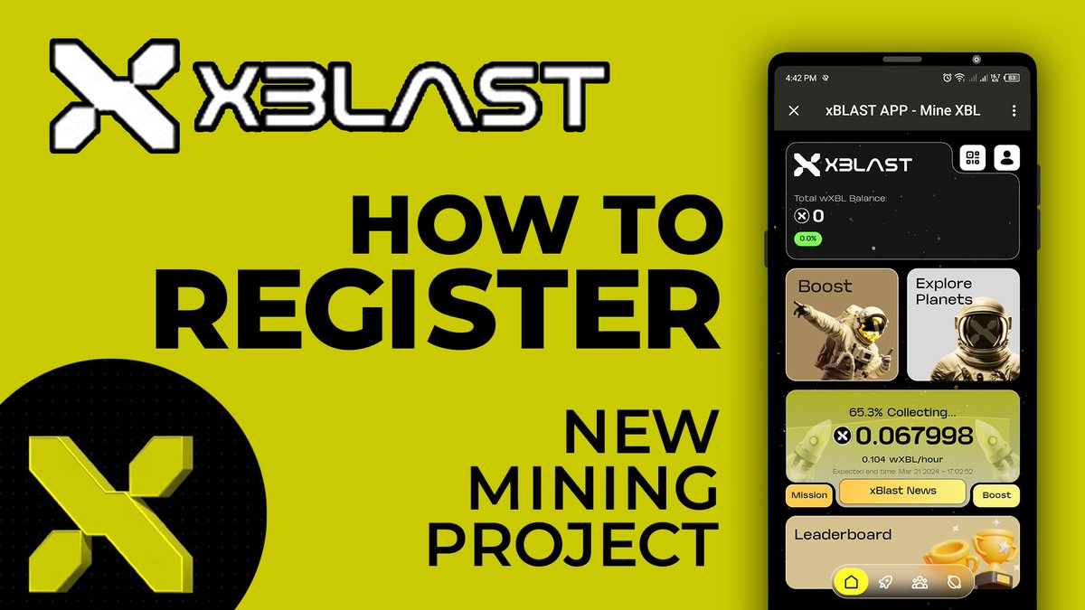 MrDigitalDesk's tweet photo. 🔥 xBLAST: Registration Process | New Strong Mining Project 🔥

🎥 Watch the video here: https://t.co/yQWHLjEYsK

🔗 Get Registration link in this post: https://t.co/F74flB1jiC

#xBlastMining #CryptoMining #XBLToken #DeFi #EarnCrypto #FreeMining #CryptoMining https://t.co/QJcZN2r1FG