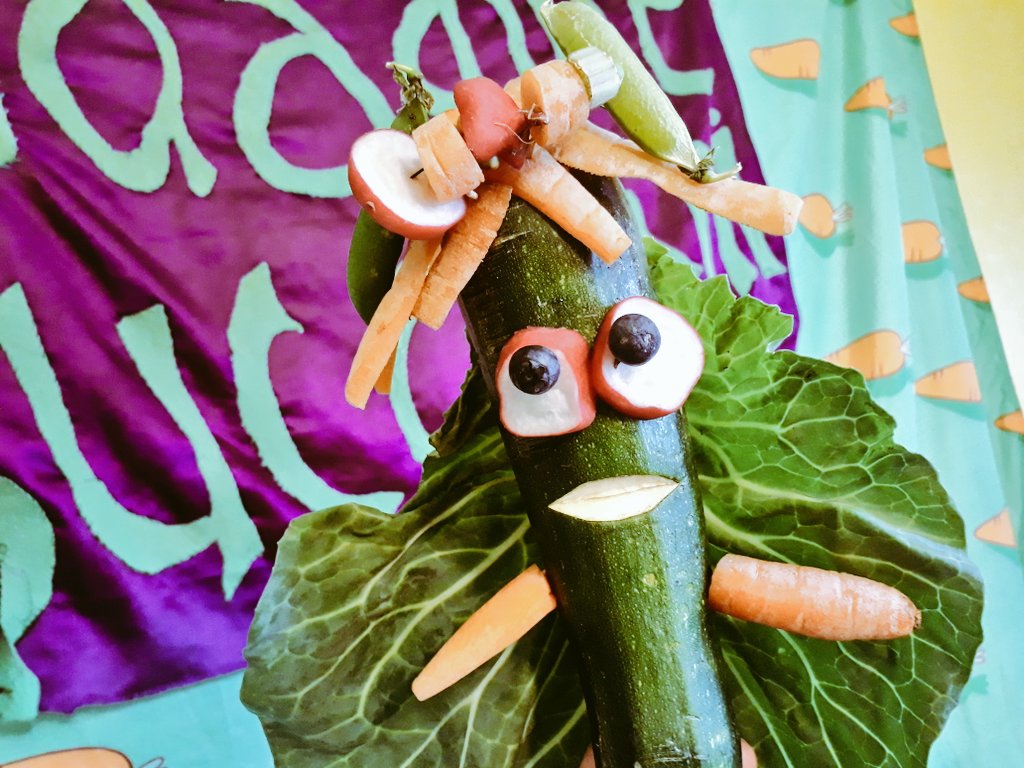 My vegetable Avatar 🥒 #WorldPuppetryDay_2024 #funwithvegetables