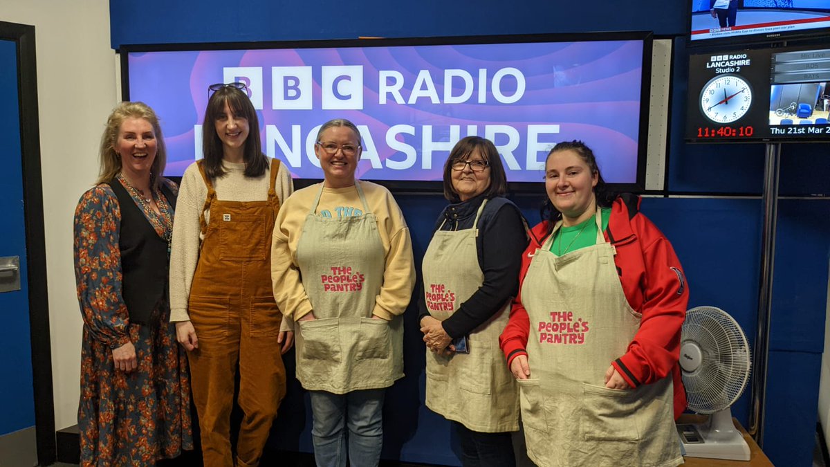 Did you catch us on @BBCLancashire today? We chatted to @SharonHartley_ all about The People's Pantry, how it has evolved, and the impact it has had on residents' lives. You can listen over on @BBCSounds, 1 hour 20 mins into the programme ➝ bbc.co.uk/sounds/play/p0…