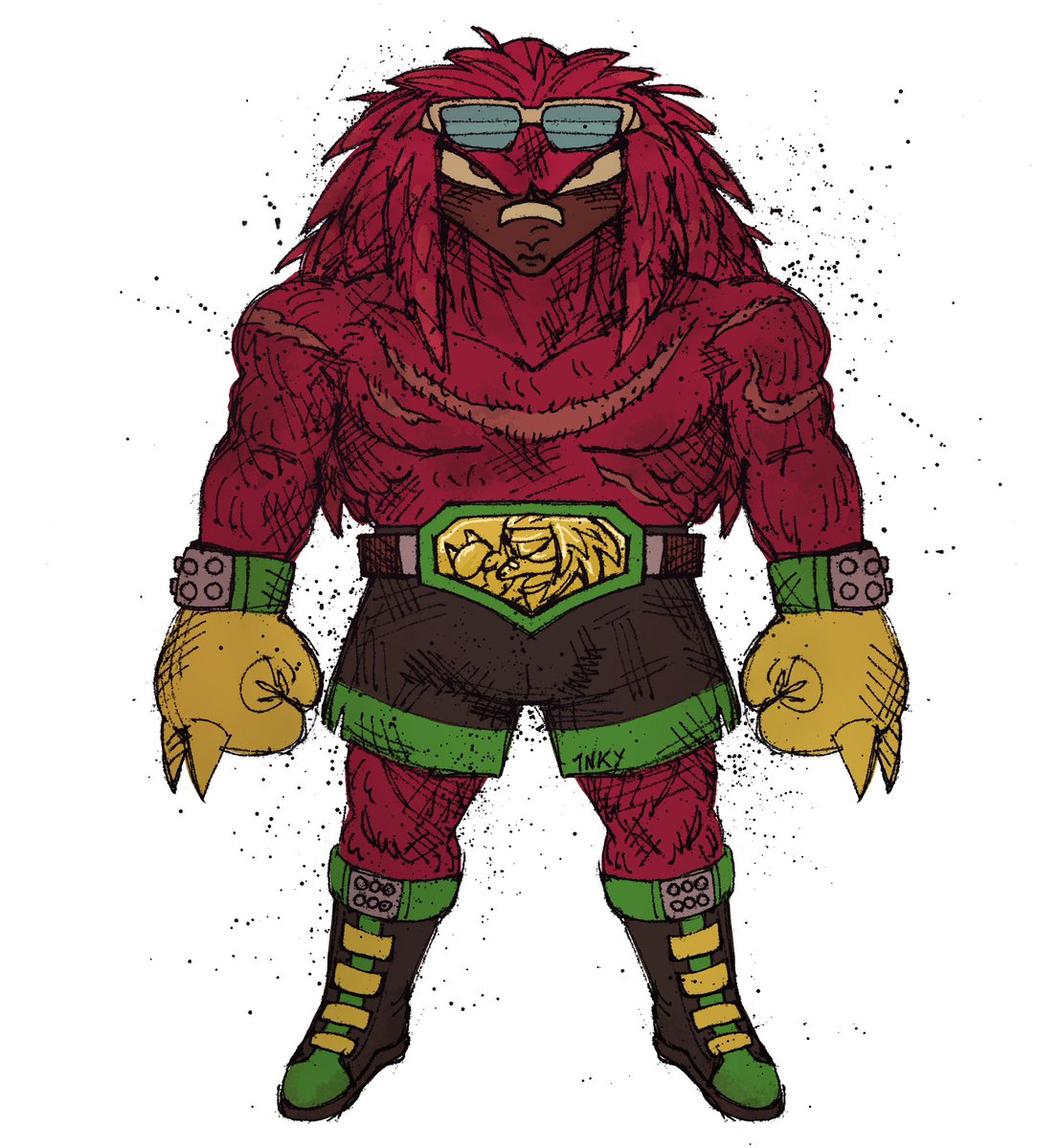 1inkygirl's tweet image. KNUCKLES IS DONE!!! 🤸‍♀️