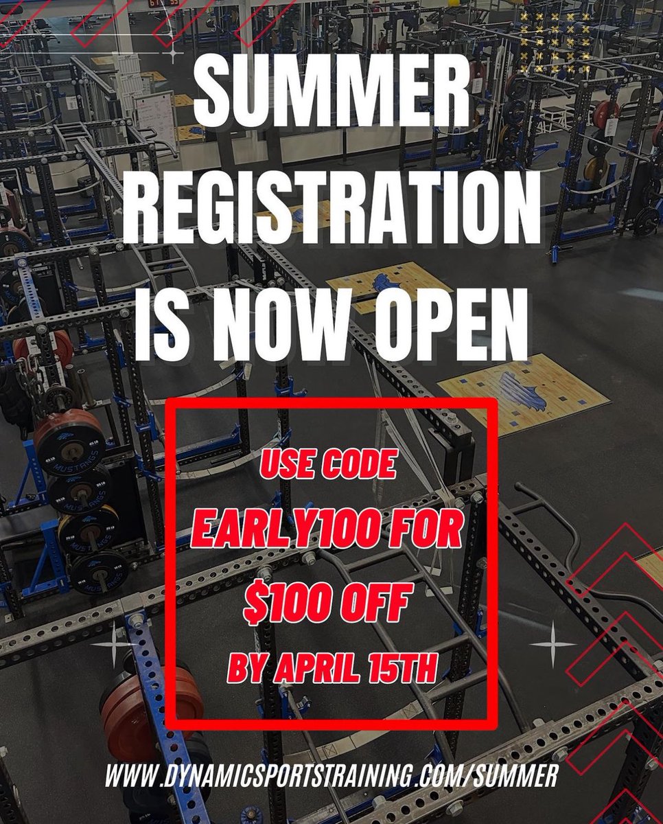Summer 2024 Registration is NOW OPEN! Register Now: dynamicsportstraining.com/summer/