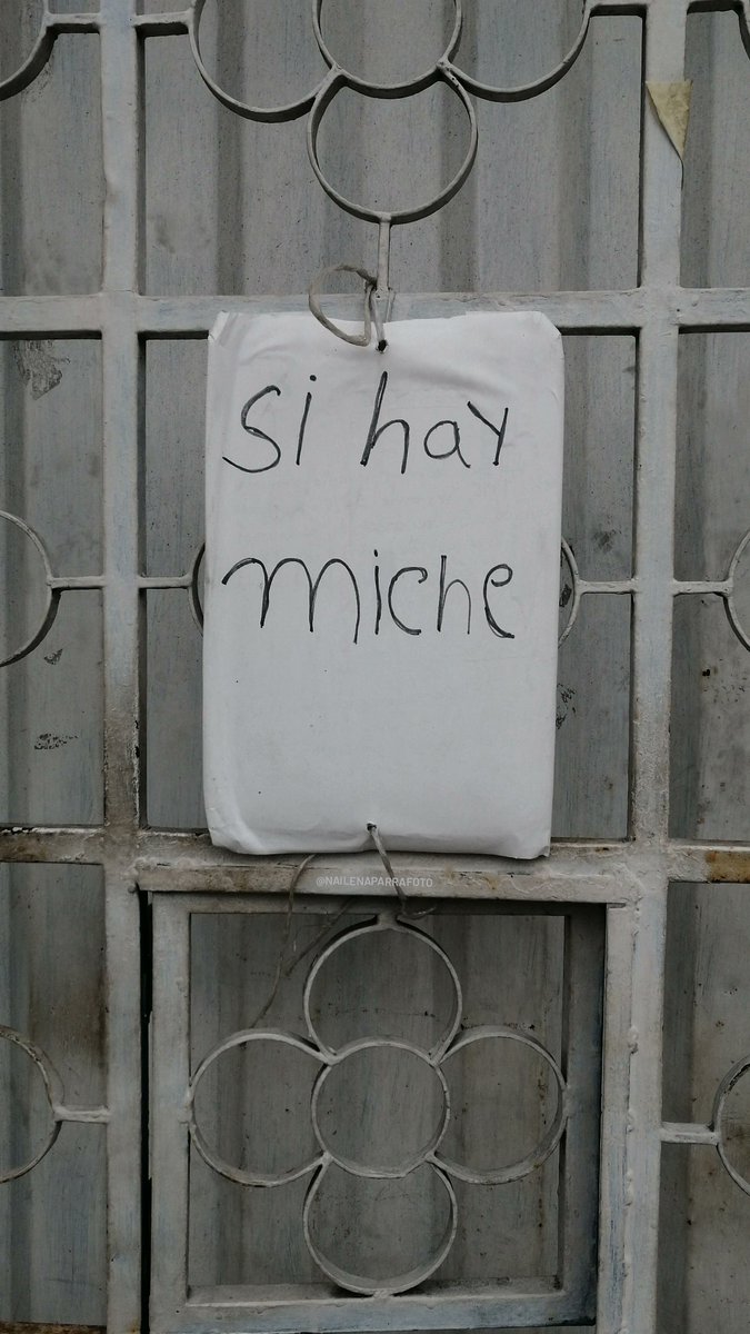 No hay luz, ni agua pero...