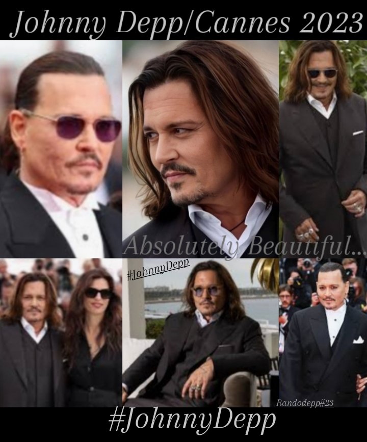 Back at Cannes, 2023
Johnny Depp, absolutely Beautiful & Gorgeous in his suit..
#tbt #ThrowbackThursday
#Cannes2023 #JohnnyDepp #CannesFilmFestival2023
#ThankYouDior #Dior
#JohnnyDeppRises
#JohnnyDeppKeepsWinning
#JohnnyDeppIsLoved
#JohnnyDeppIsARockStar
#JohnnyDeppIsALegend