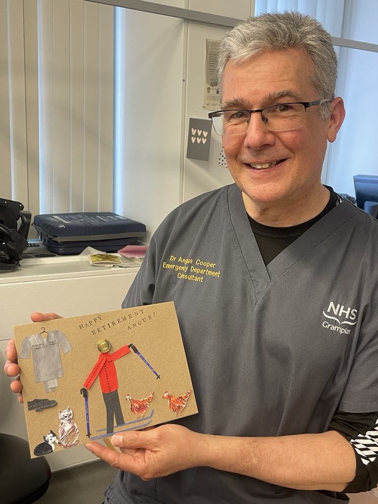 NoS Major Trauma Centre (@nos_mtc) on Twitter photo Wishing our MTC Consultant Angus Cooper a very long and happy retirement. We will miss his never ending knowledge and words of wisdom. Thank you for all you have done for us. <a href="/NoSTraumaNtwk/">NoS Trauma Network</a> <a href="/NHSGrampian/">NHS Grampian</a> Wishing our MTC Consultant Angus Cooper a very long and happy retirement. We will miss his never ending knowledge and words of wisdom. Thank you for all you have done for us. <a href="/NoSTraumaNtwk/">NoS Trauma Network</a> <a href="/NHSGrampian/">NHS Grampian</a>