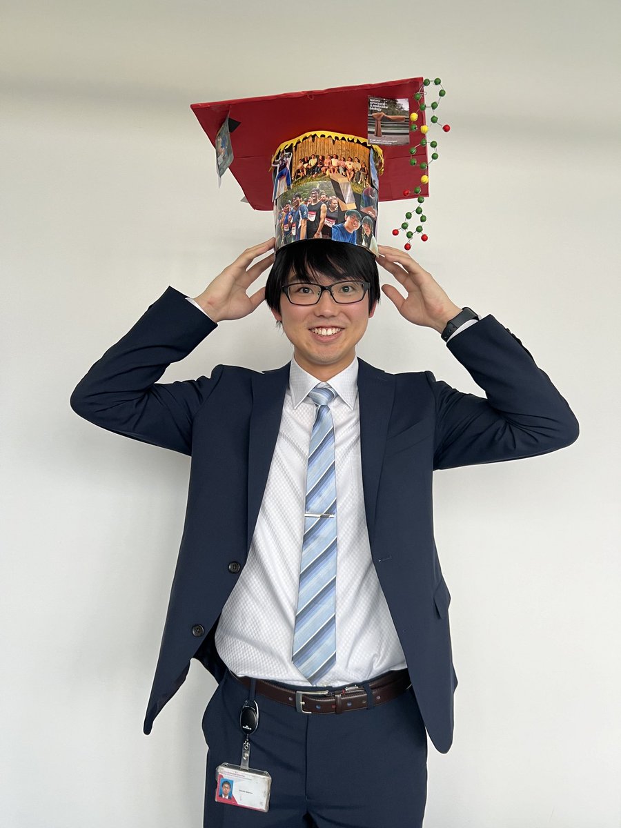 The Conrad Lab (@conrad_lab) on Twitter photo Huge congratulations to Dr. <a href="/ToshiNakamura51/">Toshitaka Nakamura</a> who defended his thesis today with flying colors! We wish you all the best for your future endeavours! We are so proud but still a little jealous on your future colleagues! 🍻🍾🧫🔬🇯🇵🎓🔵⚪️Godspeed! #phdone #ferroptosis Huge congratulations to Dr. <a href="/ToshiNakamura51/">Toshitaka Nakamura</a> who defended his thesis today with flying colors! We wish you all the best for your future endeavours! We are so proud but still a little jealous on your future colleagues! 🍻🍾🧫🔬🇯🇵🎓🔵⚪️Godspeed! #phdone #ferroptosis