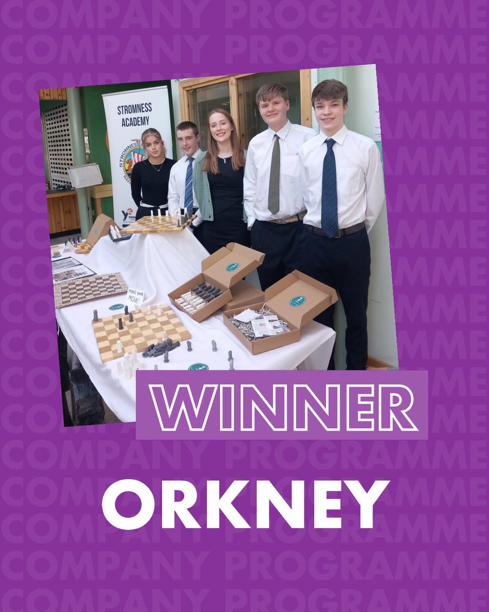 We're thrilled to have our next finalist for #FOYE24. Congratulations to pieces of Orkney from Stormness Academy! They are one of our lucky teams heading to our #CompanyProgramme Scottish finals at @HampdenPark Thank you to all our amazing teams and sponsors.