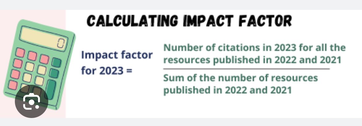 How does a journal calculate impact factor? @AnnSurgOncol @McMastersKelly @SurgJournal @JournalofGISurg @timpawlik