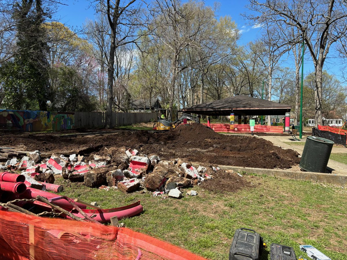 Major moves in EAV! For years, the neighborhood has expressed a need for updated play equipment. I’m so happy to see that after two years of working towards it, dirt is being hauled and a new playground installed! #friendsofbrownwoodpark