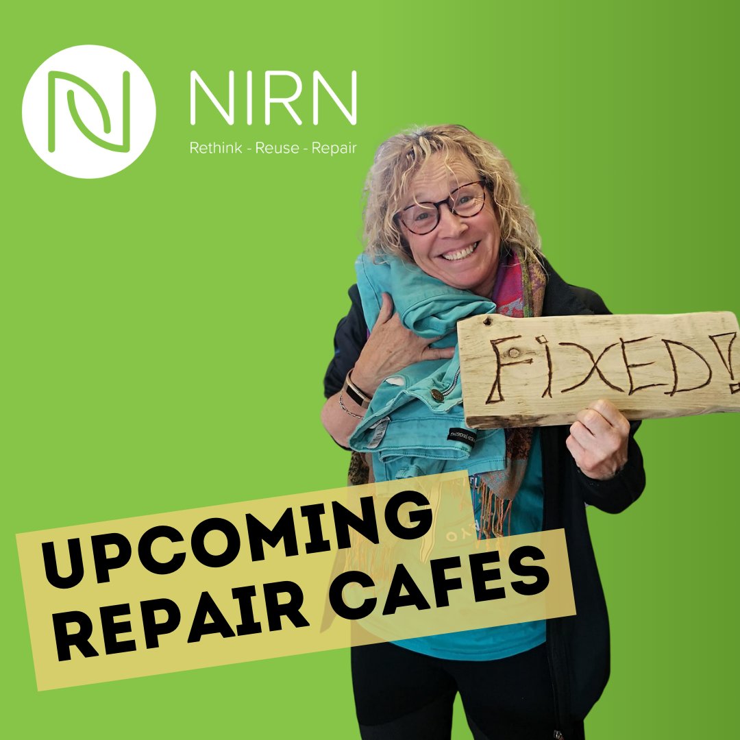 Mark your calendars for a weekend jam-packed with community repair events & save yourself for Easter Sat for more! 23rd March - @RepairCafeAN 23rd March - Bangor Repair Café NI 23rd March - South Down Repair Café 23rd March - @RepairCafeFoyle 30th March - @RepairCafeCduff