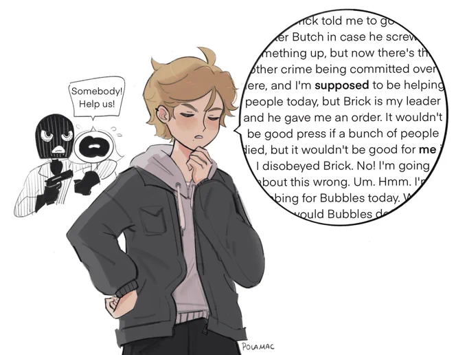 Forgot to post my silly boy here!  (a scene from More Than Human by Sbj) 