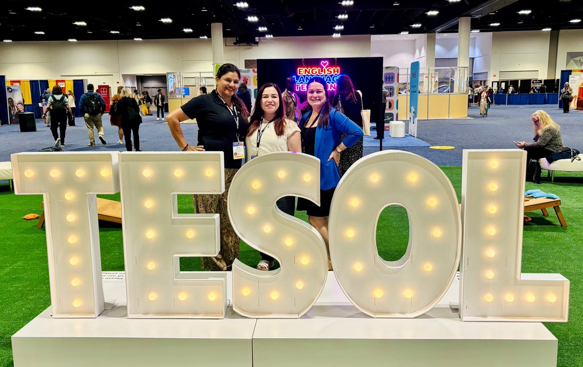 Representing #CSUSA at #TESOL2024 with ⁦@LCCA_Chargers⁩ ML team  from LA.  ⁦@CSUSAhq⁩ #multilingualismisasuperpower #CSUSAproud