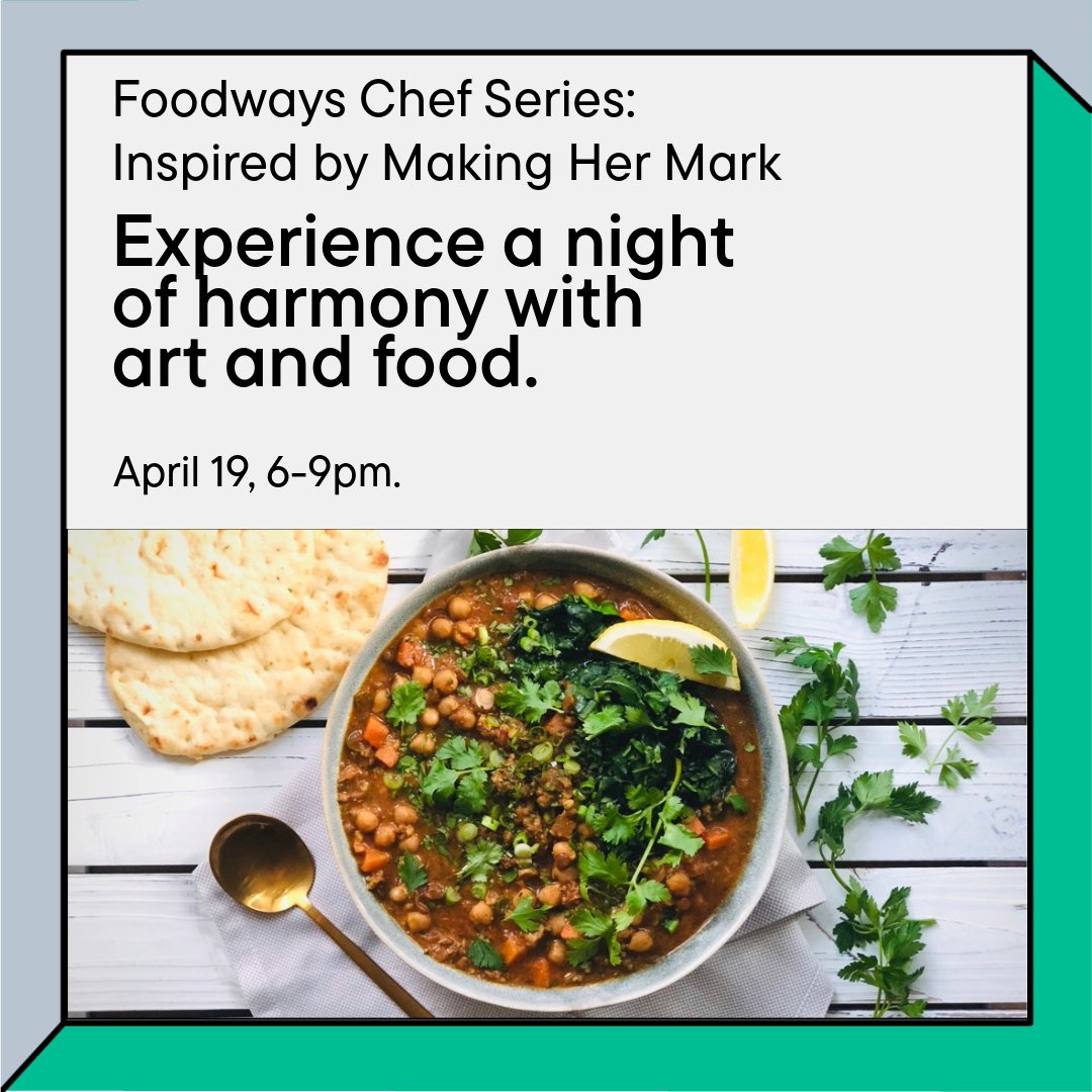 To celebrate the opening of Making Her Mark, Chef Rossy Earle will grace us with her culinary genius in this upcoming Foodways Chef Series. With more than three decades of experience, Chef Earle has left an unforgettable mark on the culinary scene. ago.ca/events/foodway…