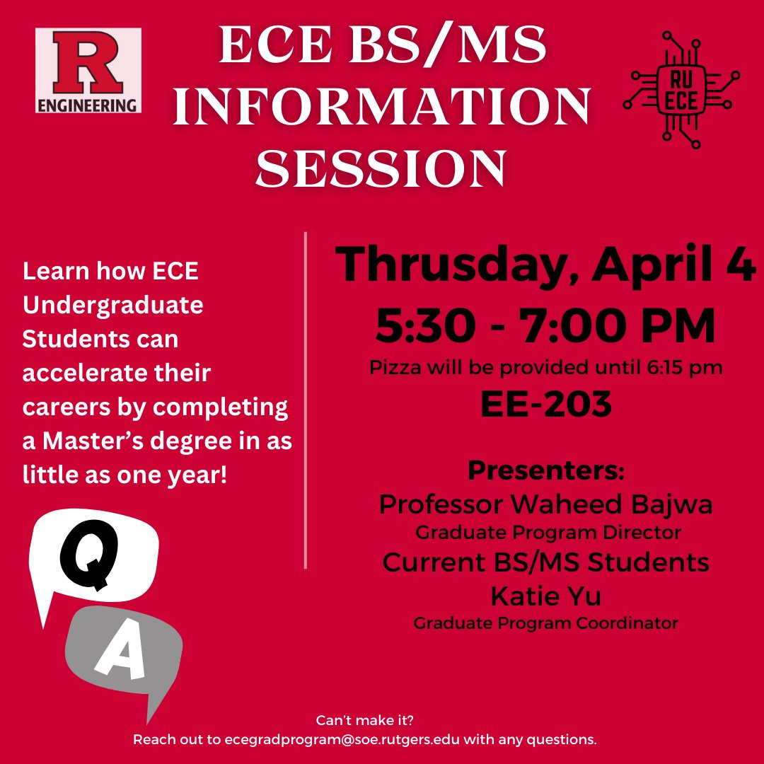 Join us in ONE WEEK to learn more about the accelerated BS/MS program! 👨‍🎓📚
