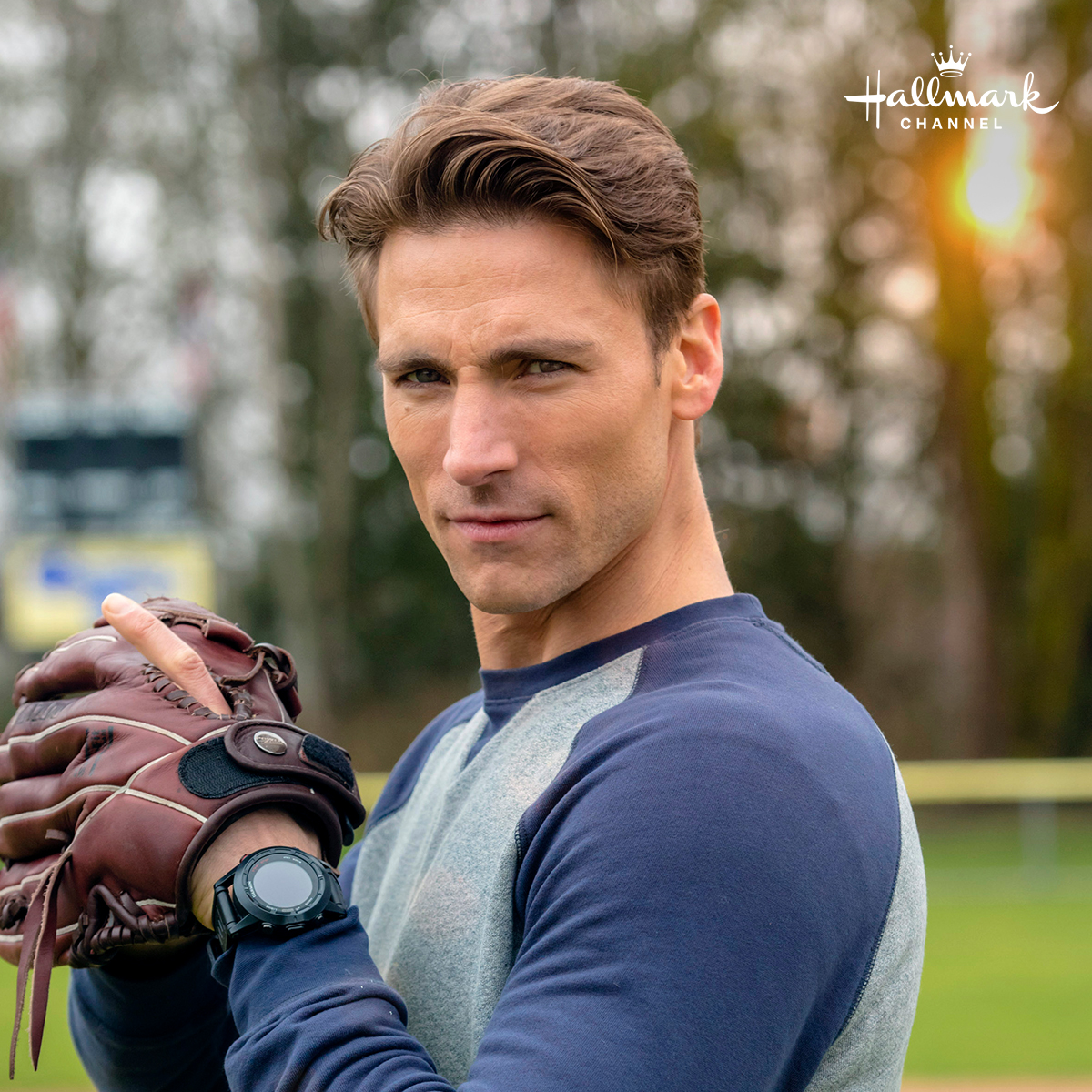 hallmarkchannel's tweet photo. Or taking to the baseball diamond like Chase in #ThePerfectCatch? https://t.co/pRKFN58OMc