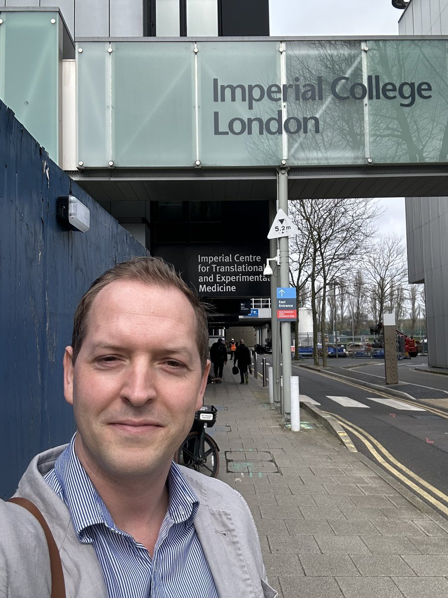 Had a great day with @TiagoCLuis and colleagues at @imperialcollege today. Thanks for the invite to give a @ImperialImmuno research seminar and really enjoyed seeing the outstanding haematology research happening at @ImperialMed. Thanks again Tiago!