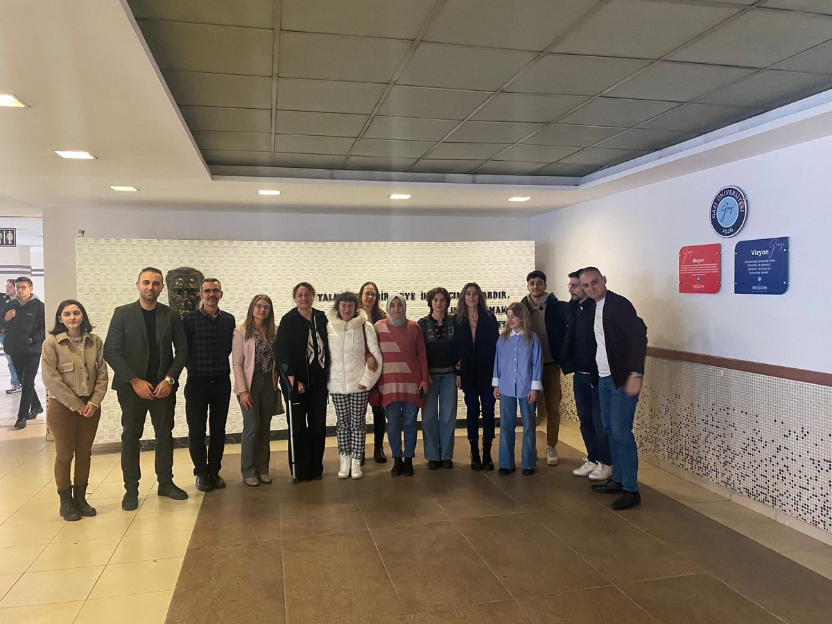 We held the meeting of the Erasmus+ "Strengthening Youth Work towards the European Green Deal" project, of which I am the coordinator, at Gazi University with students from various countries.#ARGEdeLiderYTÜ <a href="/proftameryilmaz/">Tamer Yılmaz</a>