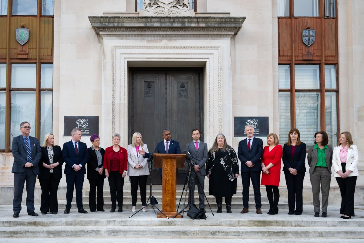 Today is a significant day for Wales. @PrifWeinidog Vaughan Gething has appointed his new Cabinet, who will work together to deliver a stronger, fairer, greener Wales. Full details of appointments here 👇 gov.wales/first-minister…