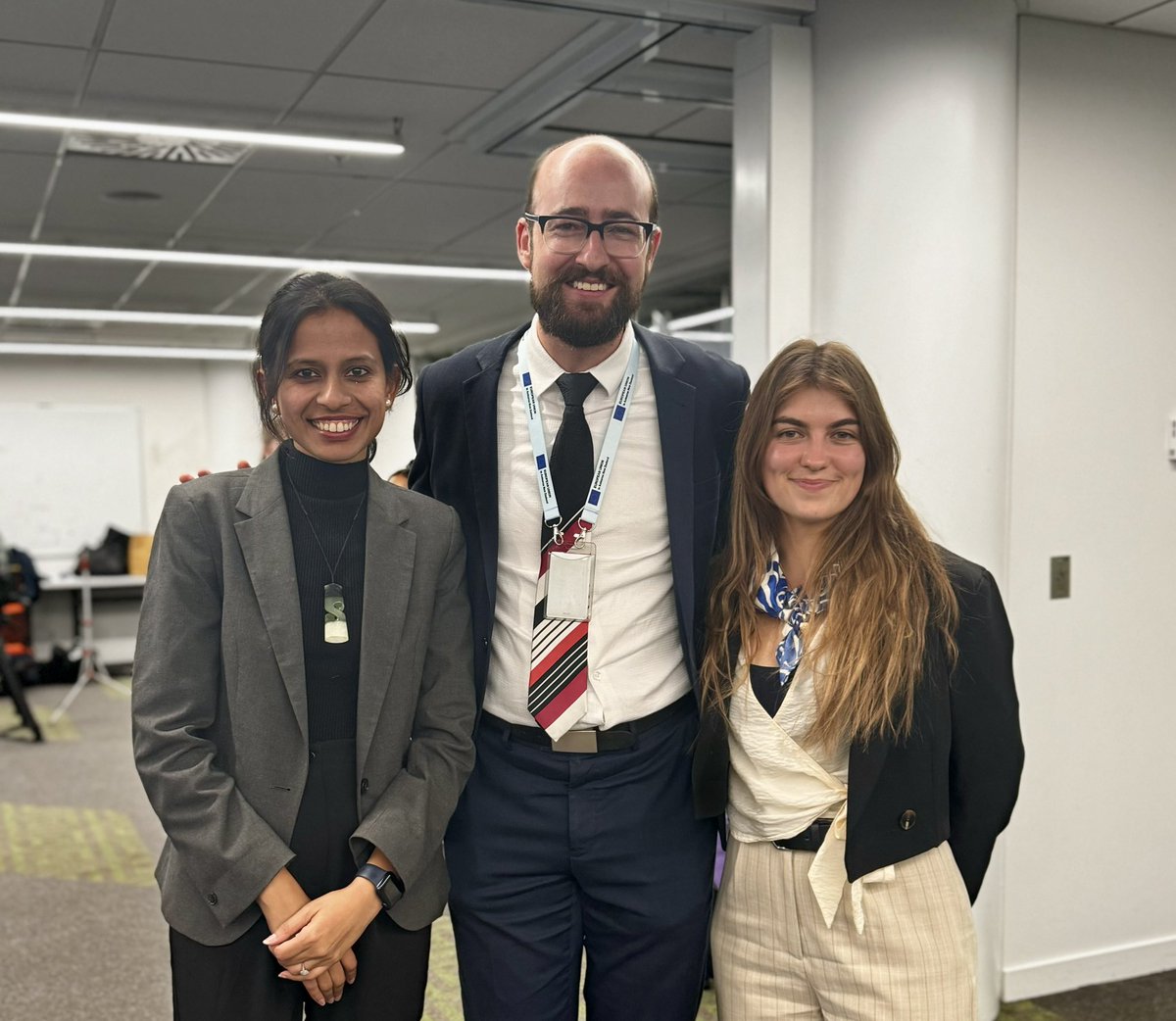 Organised the EU and the Indo- Pacific event with @NZIIA_live on behalf of @EUinNZ. 

Met with EU Special Envoy @rjtibbels & Georgina. 

@LMeredithEU, EU Ambassador to New Zealand gave the concluding remarks.