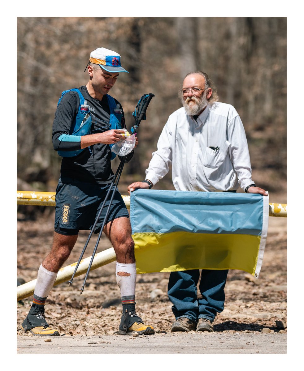 Ukrainian Ihor Verys is the first on loop four to lead at the #BM100 Photo credit: ⁦@howiesternphoto⁩