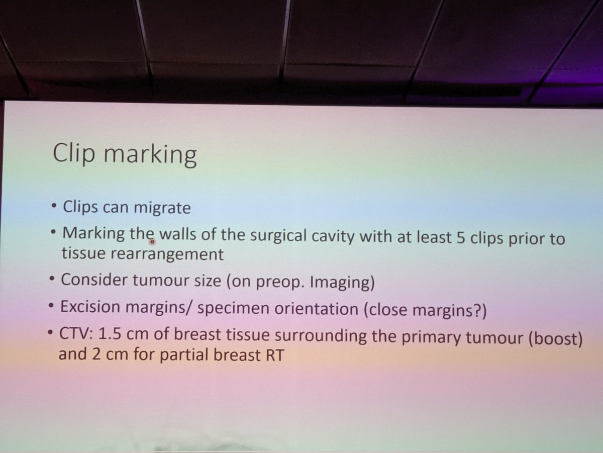 Love the #breastcancer #multidisciplinary team working. How surgeons can help radiotherapists in #oncoplastic breast surgery. 
#EBCC14