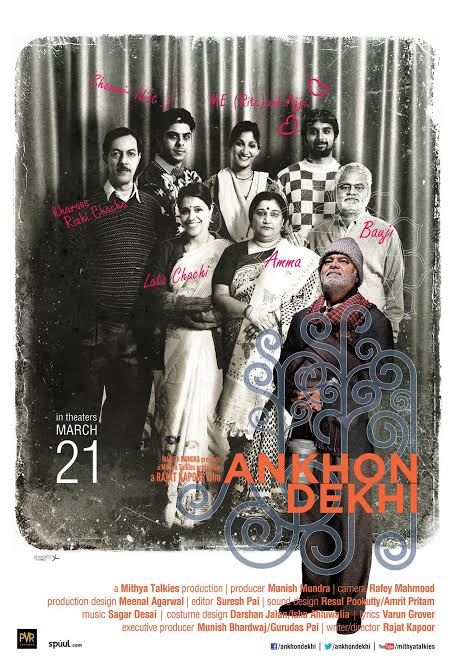 Rajat Kapoor's #AnkhonDekhi turns 10 today!

Ft. @imsanjaimishra #RajatKapoor #SeemaPahwa @dasnamit #MayaSarao @ChandrachoorR @manurishichadha @brijkala & @saurabhshukla_s.

@ManMundra @DrishyamFilms @saggydcomposer @varungrover @resulp @MunishBhardwaj @spais18