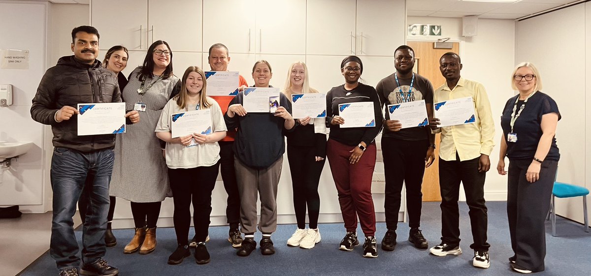 #Hellomynameisliz (@lizweldon) on Twitter photo Fab group of new starter HCSWs completing there development training. Investing early in training & development for HCSWs is our motto at HCSW HQ 👏👏👏<a href="/WeAreLSCFT/">Lancashire & South Cumbria NHS Foundation Trust</a> <a href="/ChrisOliverNHS/">Chris Oliver</a> <a href="/davidfillingh14/">david fillingham</a> <a href="/GoalsOlivers/">OliversLifeGoals</a> <a href="/CLHarrington19/">Claire Harrington RN</a> <a href="/CharlotteNic7/">Charlotte Nicholls</a> <a href="/RebeccaLSimpson/">Rebecca Simpson</a> <a href="/MHsaferstaffing/">Shamine</a> Fab group of new starter HCSWs completing there development training. Investing early in training & development for HCSWs is our motto at HCSW HQ 👏👏👏<a href="/WeAreLSCFT/">Lancashire & South Cumbria NHS Foundation Trust</a> <a href="/ChrisOliverNHS/">Chris Oliver</a> <a href="/davidfillingh14/">david fillingham</a> <a href="/GoalsOlivers/">OliversLifeGoals</a> <a href="/CLHarrington19/">Claire Harrington RN</a> <a href="/CharlotteNic7/">Charlotte Nicholls</a> <a href="/RebeccaLSimpson/">Rebecca Simpson</a> <a href="/MHsaferstaffing/">Shamine</a>