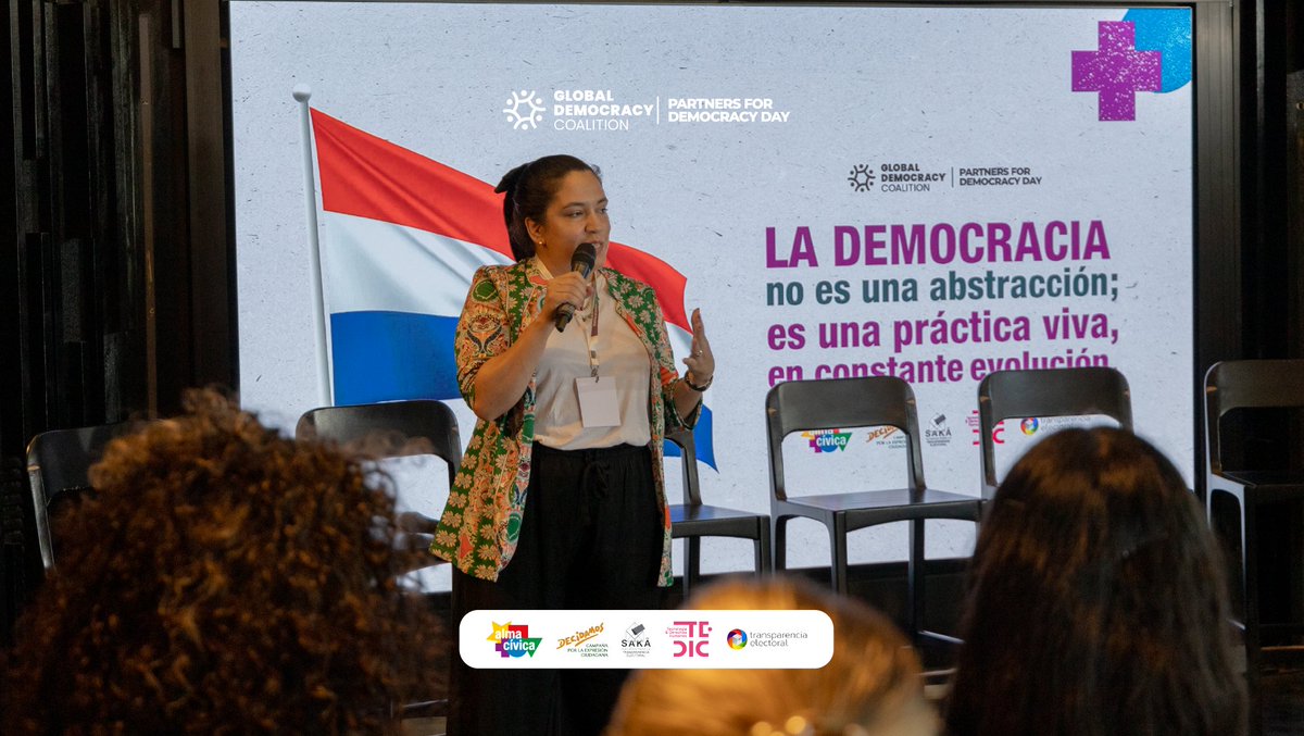"La observación electoral ciudadana es un espacio sumamente poderoso de pedagogía social para la transformación y para el involucramiento de la gente en los procesos electorales", <a href="/olguicb/">olgui caballero b.</a>, directora ejecutiva de Alma Cívica.

#PartnersForDemocracyDay • <a href="/GloDemCoalition/">Global Democracy Coalition</a>