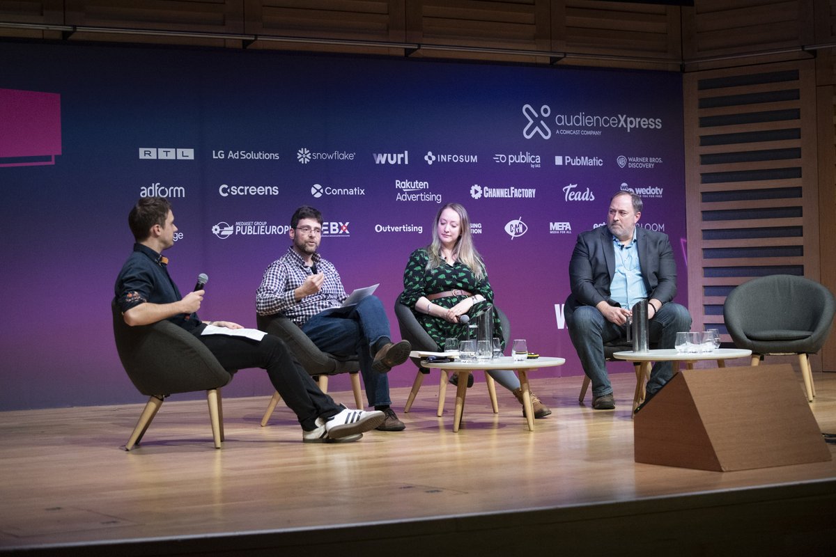 Ending the day with a discussion about Google's privacy Sandbox, hearing from James Rosewell, @m4aow , Sophie Wooller Dent, @CroudMarketing and Anthony Katsur, @IABTechLab. #NVF24 #newvideofrontiers #Video #CTV #Advertising