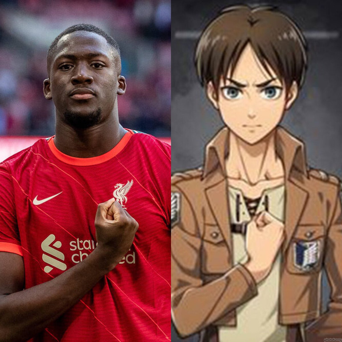 LFCTransferRoom's tweet photo. 🎙️ | Ibrahima Konate: 

Sometimes when I watch manga, my @LFC teammates tell me: 'Gee, you're too old to watch that' 💬

What they don't understand is that manga is not just a visual pleasure, it inspires me every day..

There are real messages! Sometimes, before certain matches, I put on fight scenes [laughs] and that gives me determination🔥💪🏻