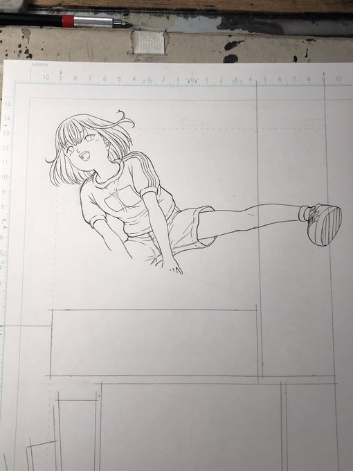 【漫画作画】
今日の分の作業は終了しました〜♪
_φ((⌒▽⌒))

明日も頑張りましょう〜♪ 