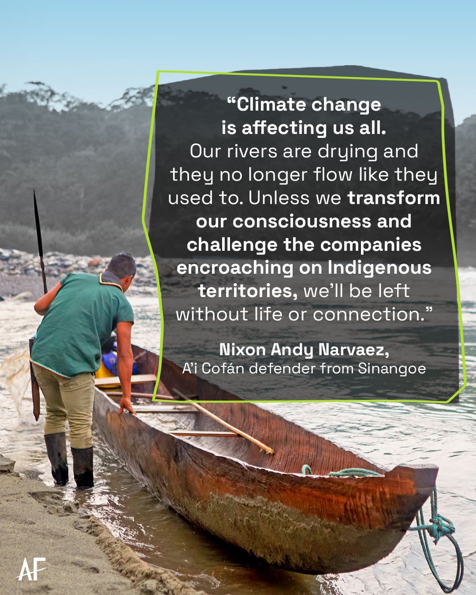 #ClimateChange is rapidly reshaping our world, impacting vital resources like water. Ahead of #WorldWaterDay, we share this perspective from Indigenous defender Nixon Andy Narvaez on how the #climatecrisis is dramatically altering the Amazon, the planet’s largest watershed.