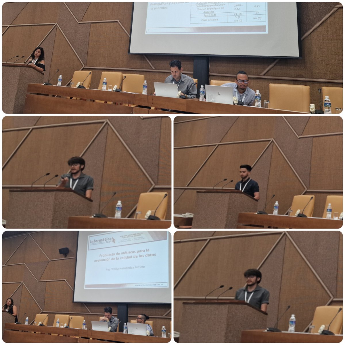 yadianperez's tweet image. PANEL: RECONOCIMIENTO DE PATRONES como parte de la sesión de #Informática2024

Excelentes presentaciones de jóvenes en este importante campo de la inteligencia artificial.
#CubaPorLaTransformacionDigital 
Por una sociedad digital