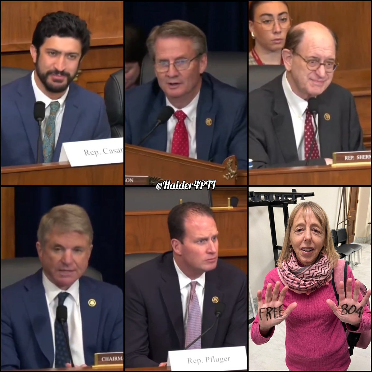 Thank You so much @RepCasar, @RepSusanWild , @BradSherman @RepJoeWilson @RepMcCaul, @RepTimBurchett & @RepPfluger for the #CongressionalHearing. Thank you @medeabenjamin to aswell for raising concerns for our leader #ImranKhan