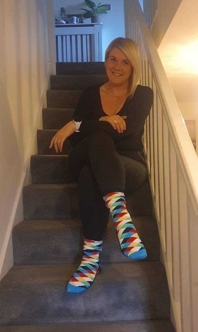 rosew2022's tweet photo. Wearing my new @StandOutSocksUK today in support of #WorldDownSyndromeDay2024
Joining staff and learners from @PettyPoolColl who have been selling biscuits and sporting bright socks to in support of everyone at @downscheshire 🧡
#standoutsocks
#WDSD24
#AssumeThatICan
#March21 https://t.co/2Go1YNZxJD