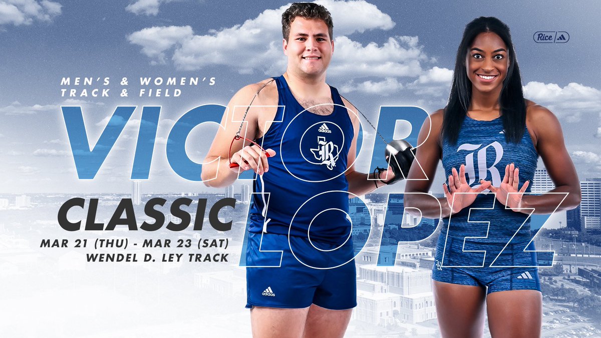RiceAthletics's tweet photo. It’s outdoor season on South Main 👐

Cheer on @RiceTFXC for their first home meet of the season! https://t.co/sosVDFYNLq