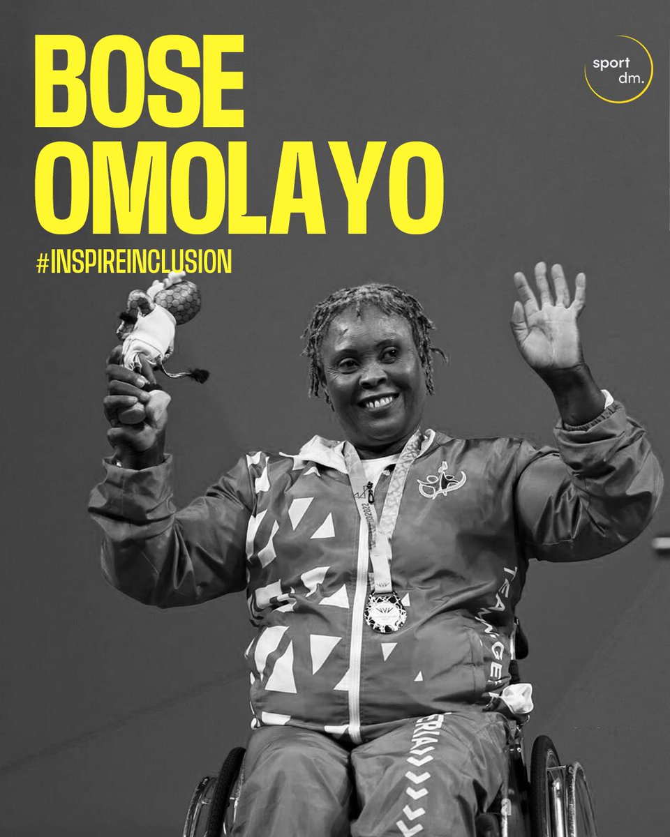 Meet Bose Omolayo, the unstoppable Nigerian Paralympic powerlifter, 🏋🏾‍♀️🥇🇳🇬

From gold at the 2020 Summer Paralympics in Tokyo to setting a new world record of 144 kg at the 2021 World Para Powerlifting Championships, her resilience knows no bounds
#SportDm #WomensMonth #HerVoice