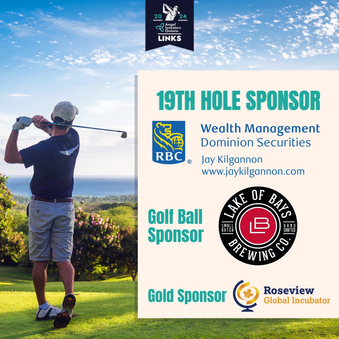 🎉 Huge shout-out to our latest sponsors who've joined AIO Links 2024 at the prestigious Wyndance Golf Club! We're thrilled to partner with you for this exclusive event. 🏌️‍♀️🌟 <a href="/lb_brewing/">Lake of Bays Brewing</a>

🔗 Secure your spot: shorturl.at/fLT02

#angelinvestorsont #golf #Sponsorship