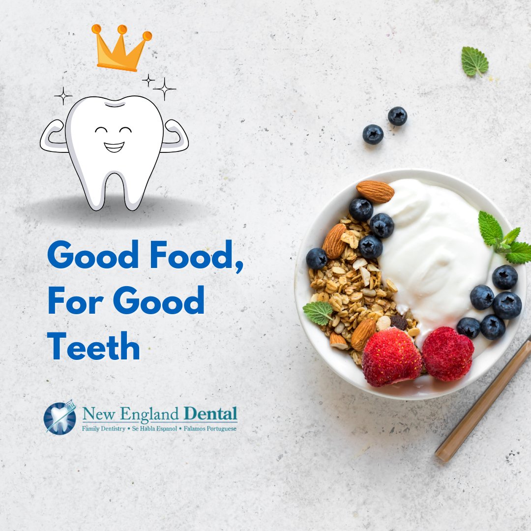 A balanced diet of fruits, vegetables, protein, calcium-rich foods, and whole grains provides essential nutrients for optimum oral health. #dentalhealth #dentist #dentalcare #dental #dentistry #oralhealth #smile #teeth #dentalhygiene