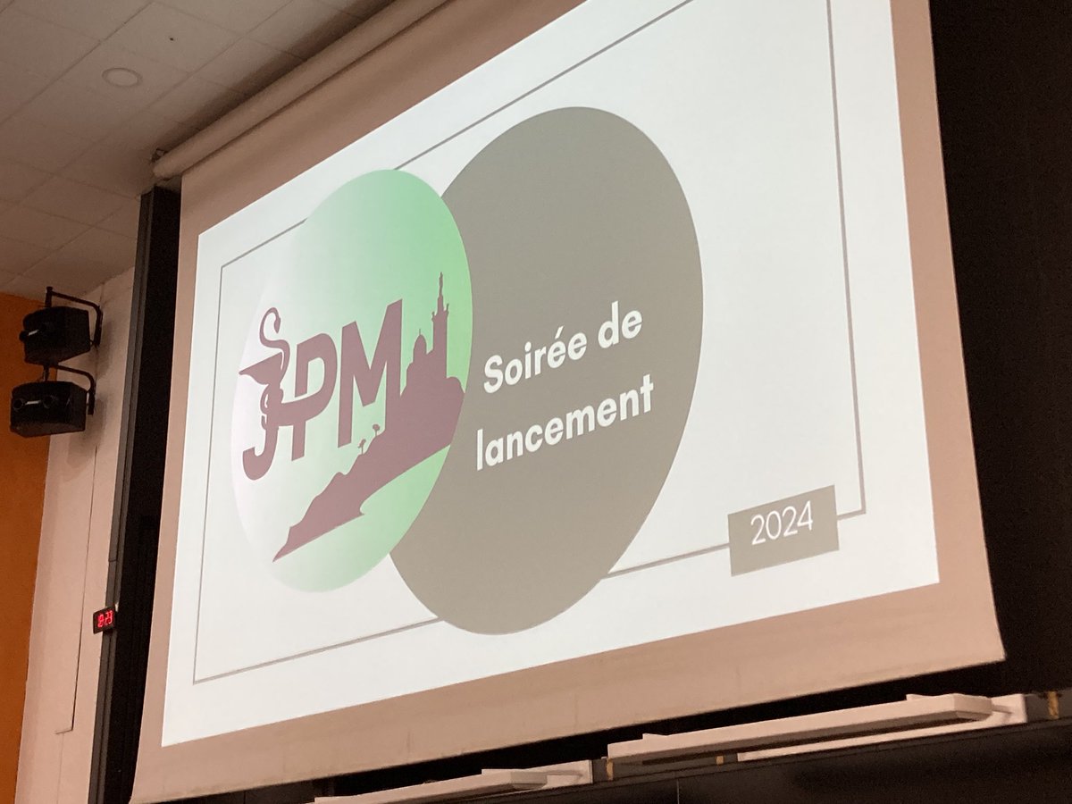 facpharmarseill's tweet photo. Soirée de lancement de la JPM cuvée 2024 @JPM_Pharma - retours sur les nombreux événements passés et à venir, par sa nouvelle présidente Lucy Yvé 
@univamu @doyenspharma https://t.co/tscWtn8Jnp