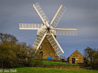 <a href="/Heage_Primary/">HeagePrimary</a> ‘lighting’ up a local landmark for World Down Syndrome day. <a href="/WorldDSDay/">World Down Syndrome Day</a>. We took some of year 5 children to help with the bunting yesterday and with Teamwork and help the amazing people at the windmill did this! So proud!