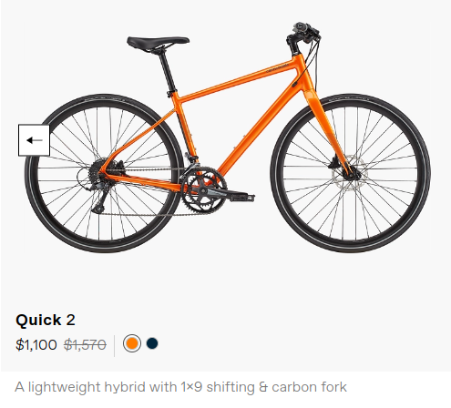 Hey @RideCannondale I think you need to either correct the words or the picture for the Quick 2. Is it 1x9 or 18 speed? via the 'All the Quicks' section here: cannondale.com/en-ca/bikes/ac…