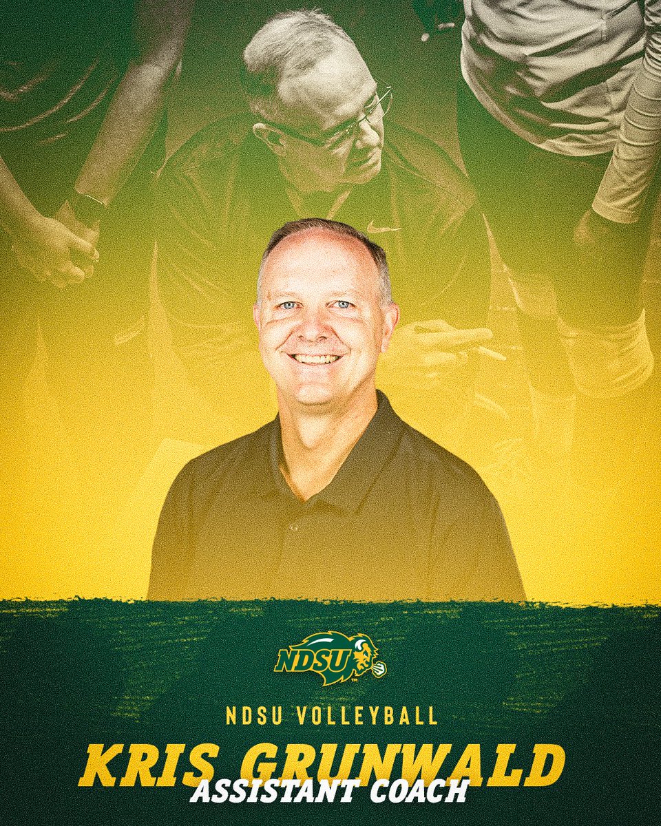 Welcome to the Bison, Kris! Kris Grunwald brings over 30 years of coaching experience and spent the last three seasons at Virginia. 📰: bit.ly/3Tu0tLD