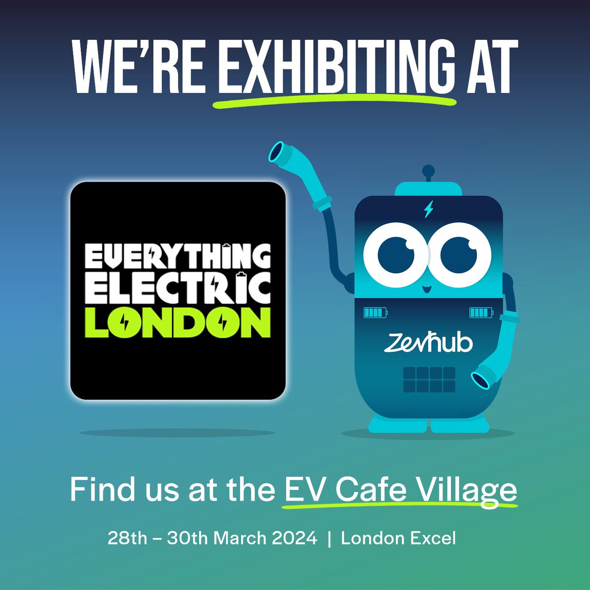 We're thrilled to announce that Zevhub will be exhibiting at Everything Electric London! Come meet Zevy and the team at the EV Cafe Village from March 28th to 30th, 2024.
If you haven't secured your ticket yet, simply click the link below.
everythingelectric.seetickets.com/event/everythi…