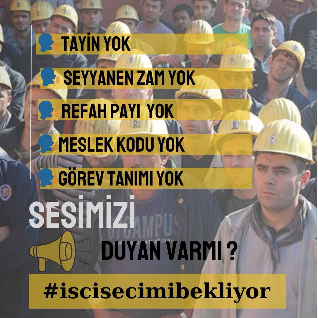 ibrahim72269169's tweet photo. 750 BİN İŞÇİ
NE İSTİYOR?
💠Seyyanen zam
💠Refah payı
💠Meslek kodu
💠Tayin-becaiş
💠Kıdem tazminatı tavanı
💠Statü Değişikliği
💠Haftalık 40 Saat Çalışma
💠Egitim-Öğrenim Farkı
💠Sendika Aidatlarında İndirim
💠Zorunlu Emekli işe İade
💠Kıdem-Yıl Farkı
#iscisecimibekliyor https://t.co/5Km8264qYB