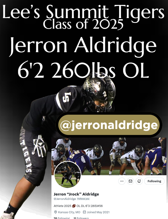 Jerron Aldridge - 2025 Offensive Linemen can play all 3 Positions up front. Natural in the Trenches, Intelligent vs any Front. Great Feet. Check him Out: @JerronAldridge #RecruitLS
