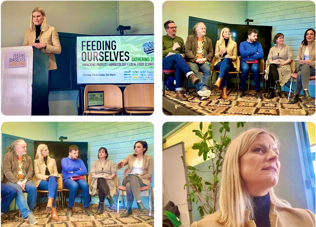 A pleasure to open this year’s #FeedingOurselves conference in Cloughjordan Eco Village this morning. Some good discussions about farming within natural constraints, global markets, and the value of short supply chains. @ARC2020eu @cultivate_ie