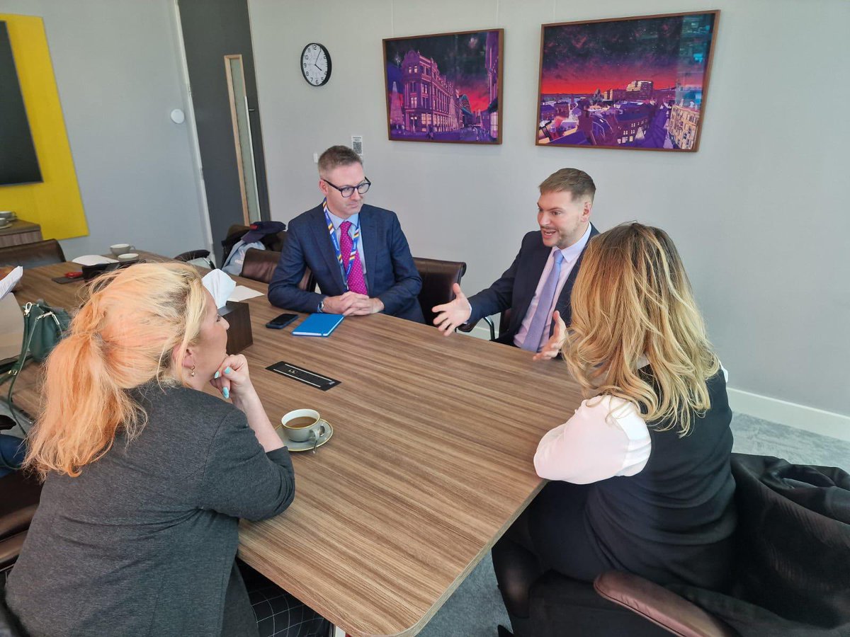 A privilege to meet with @LouHaigh and @KiMcGuinness with @NEMartijn in #Newcastle today to talk transport, transforming economies and supporting more sustainable travel for healthier, more connected and better supported communities.